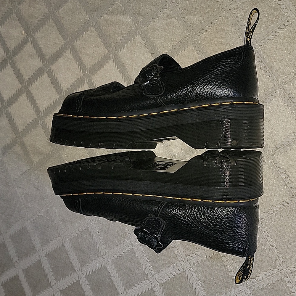 DR. Martens Addina Flower Buckle Maryjane Platforms - Picture 6 of 12
